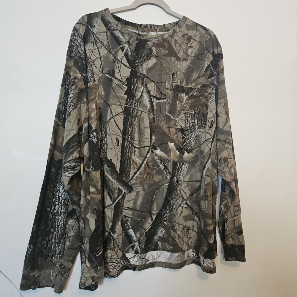 Outfitters Ridge 3XL(54-56) Men's Camouflage Long Sleeve Shirt